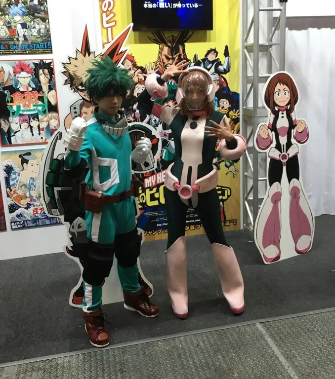 Gambar karakter utama My Hero Academia