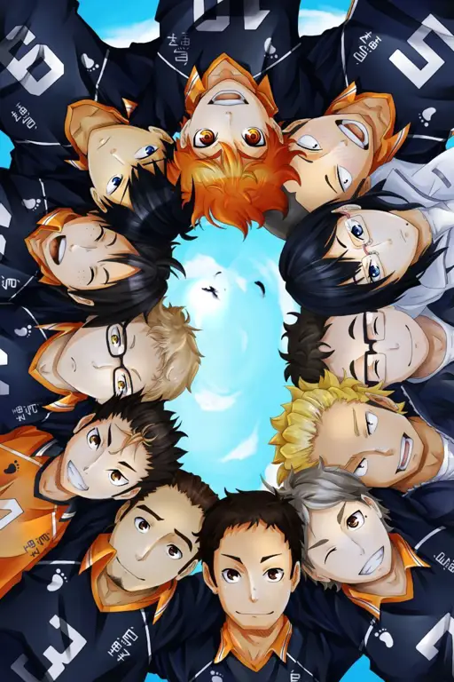 Karakter-karakter utama dalam anime Haikyuu!!