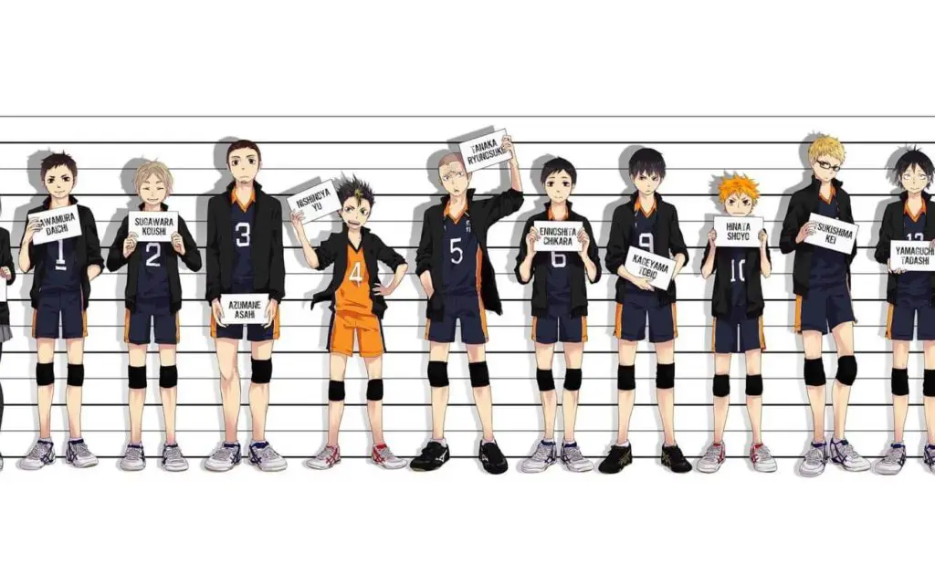 Karakter-karakter dalam anime Haikyuu!!