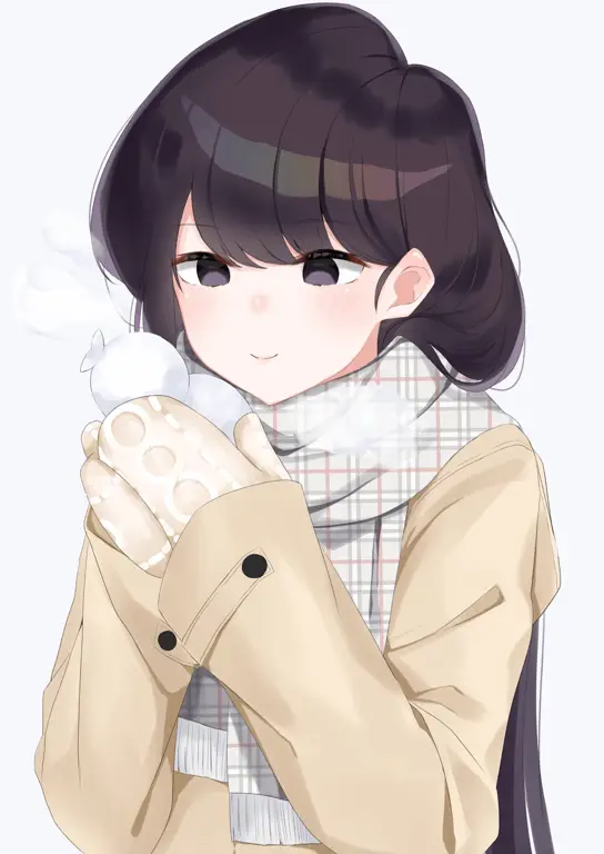 Gambar para karakter utama Komi-san wa, Comyushou desu!