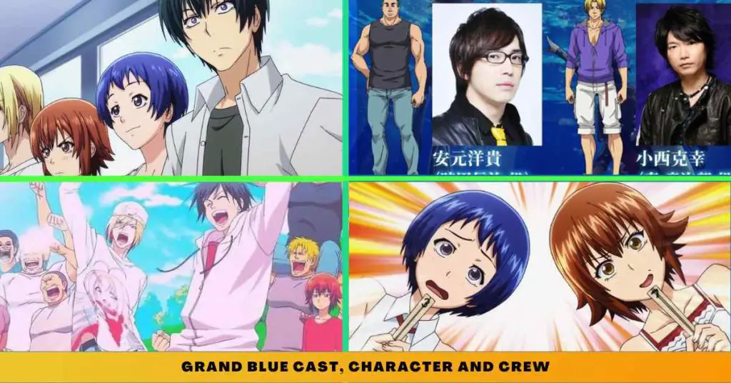 Para karakter utama dalam film Grand Blue live action