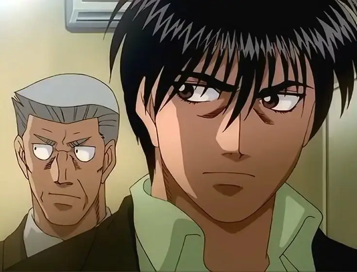 Gambar yang menampilkan karakter-karakter utama di anime Hajime no Ippo