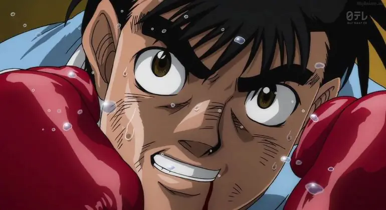 Gambar karakter-karakter Hajime no Ippo berkumpul