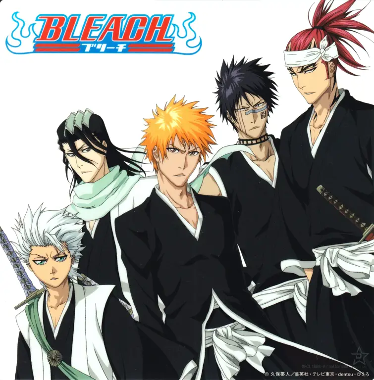 Gambar para karakter utama Bleach