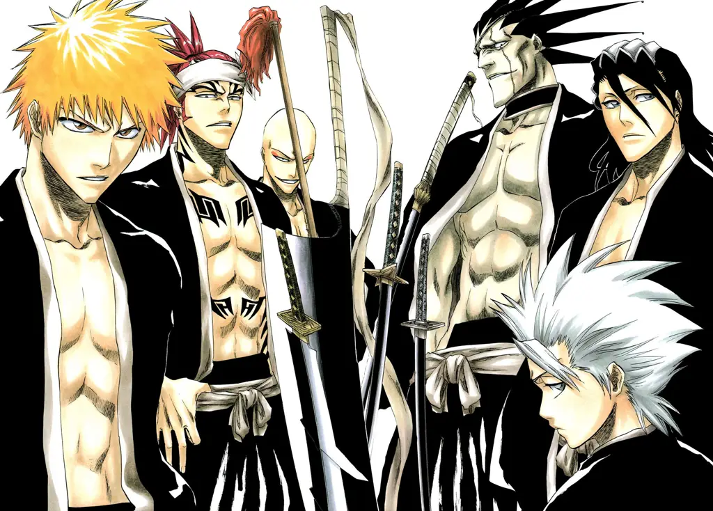 Gambar karakter-karakter utama Bleach