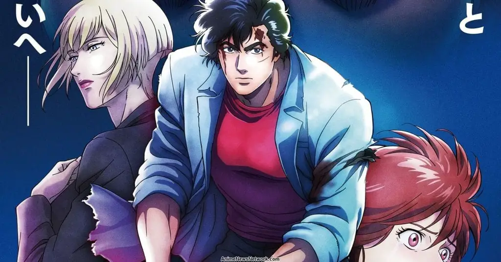 Gambar para karakter dalam anime City Hunter