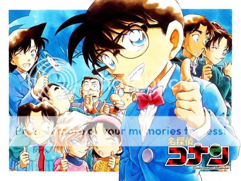 Karakter-karakter ikonik dalam anime Detective Conan Gambar karakter-karakter utama Detective Conan