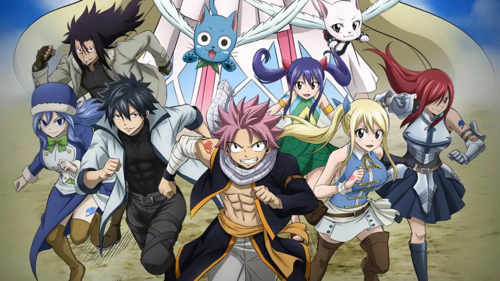 Karakter-karakter ikonik dalam anime Fairy Tail Gambar para karakter anime Fairy Tail