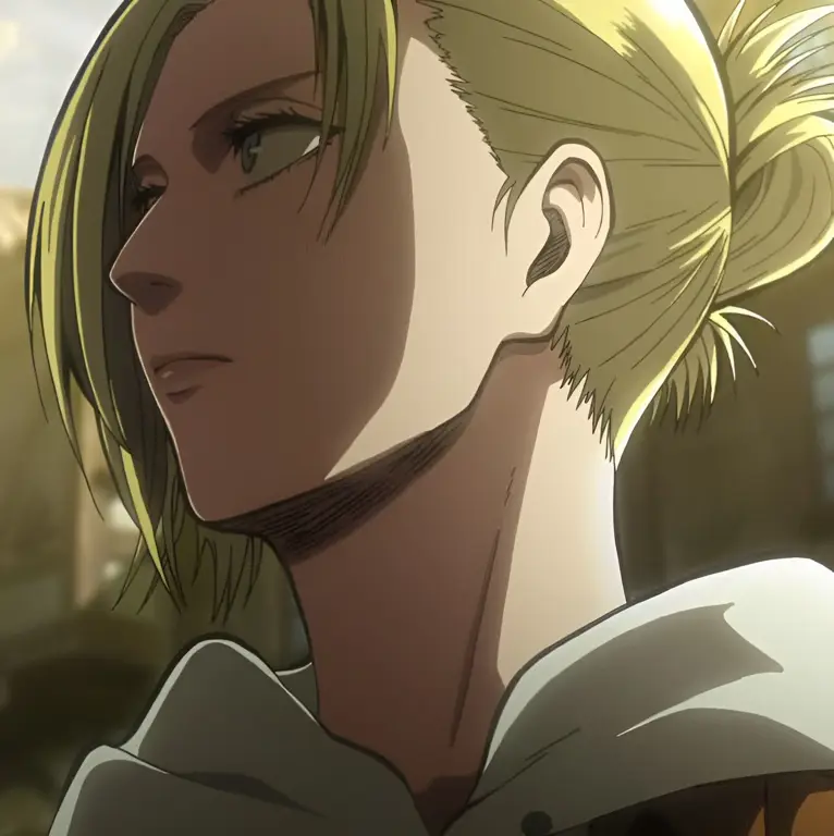 Gambar para karakter utama Attack on Titan