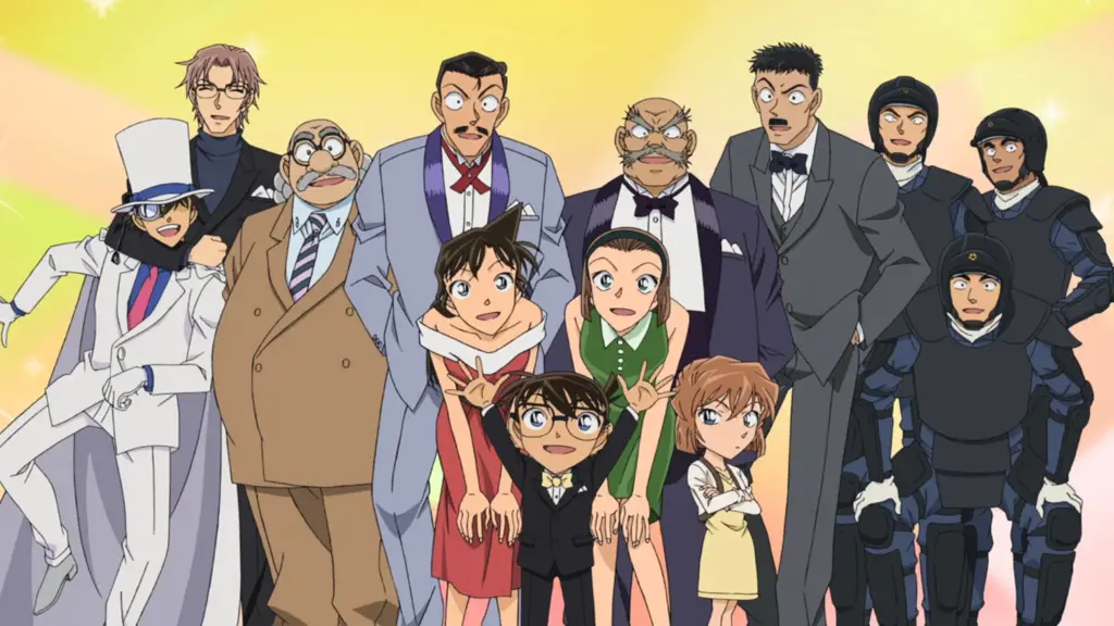 Gambar karakter-karakter Detective Conan