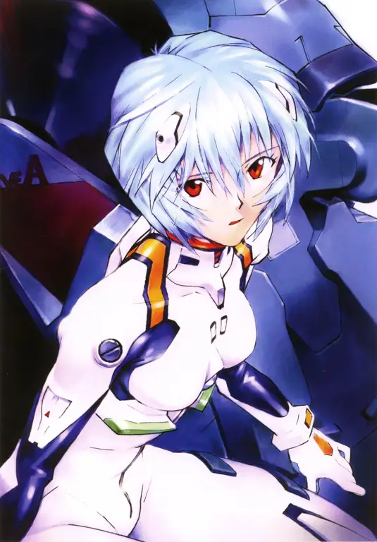 Gambar karakter utama Neon Genesis Evangelion