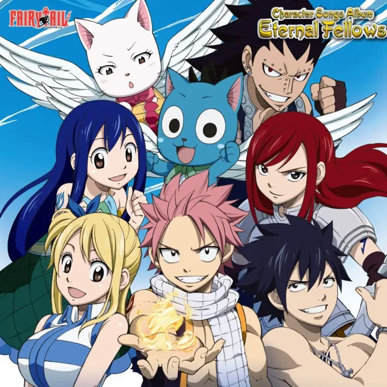 Gambar para karakter utama Fairy Tail