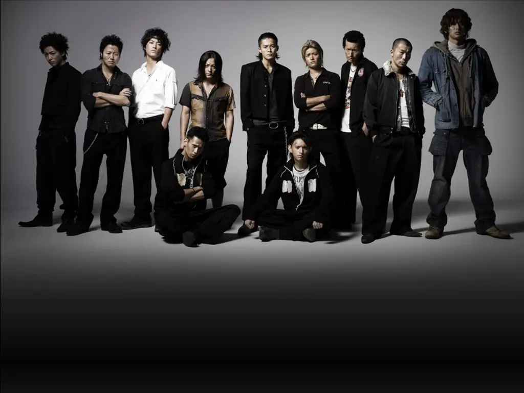 Gambar para karakter Crows Zero