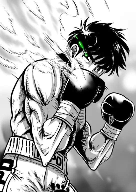 Gambar karakter-karakter utama dalam Hajime no Ippo