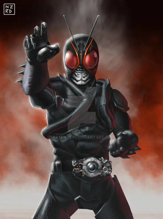 Para karakter utama Kamen Rider Black Sun