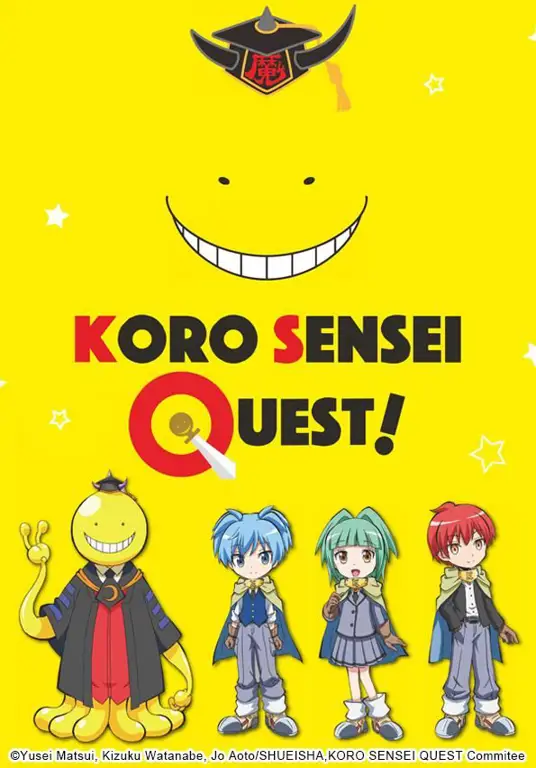 Para karakter Koro Sensei Quest dengan desain yang unik dan menarik.