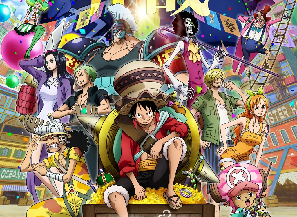 Gambar karakter One Piece