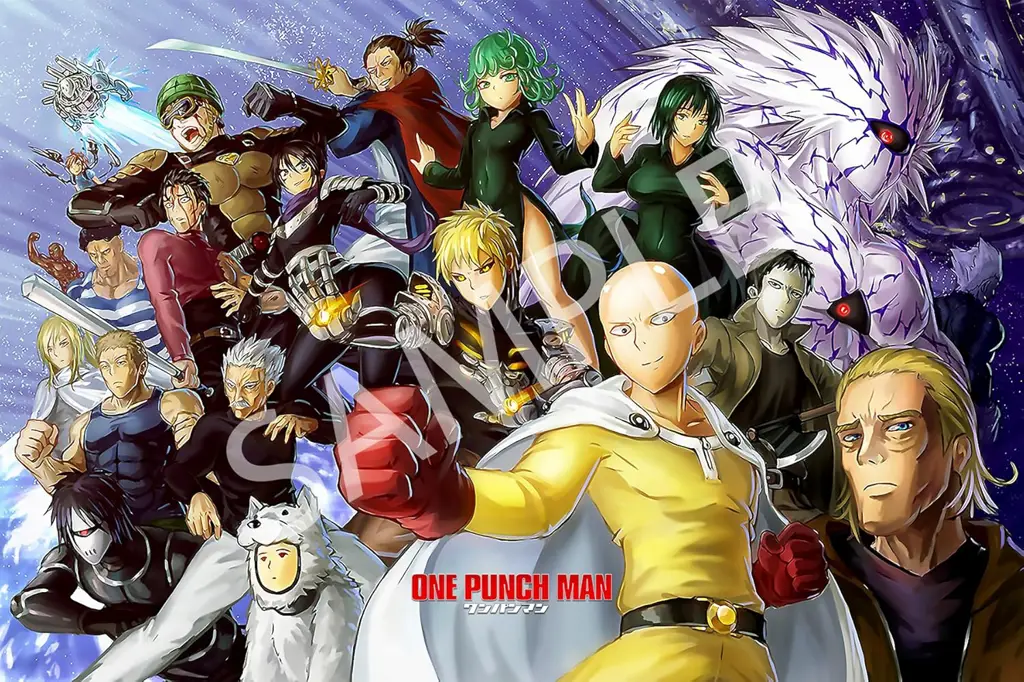 Gambar karakter-karakter One Punch Man