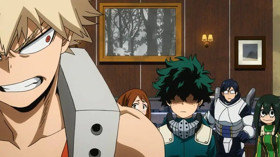 Gambar para karakter utama Boku no Hero Academia season 4