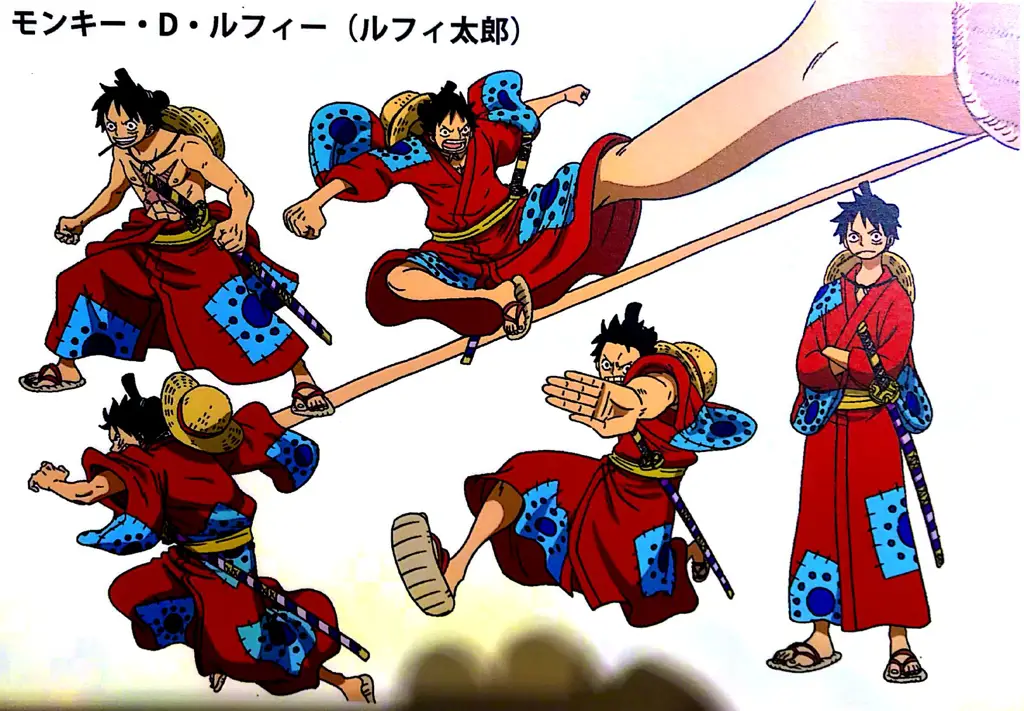 Gambar berbagai karakter One Piece