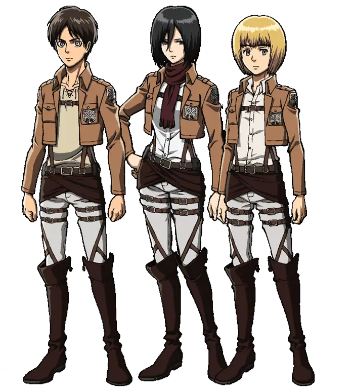 Gambar para karakter Shingeki no Kyojin