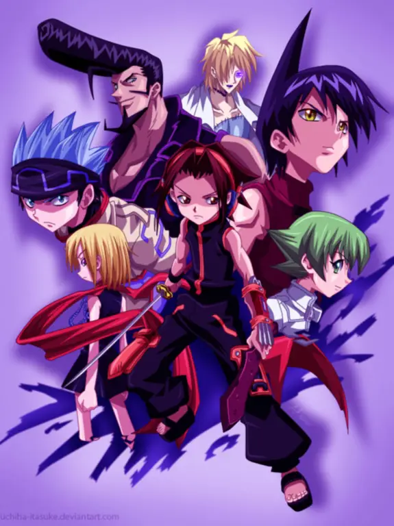 Gambar para karakter Shaman King