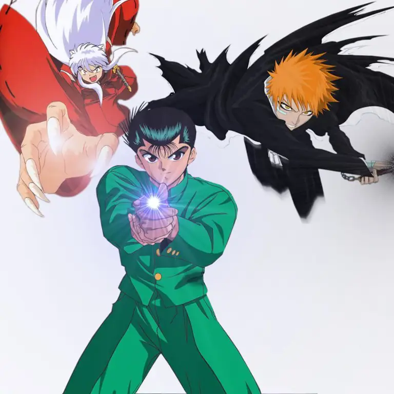 Gambar karakter-karakter utama Yu Yu Hakusho