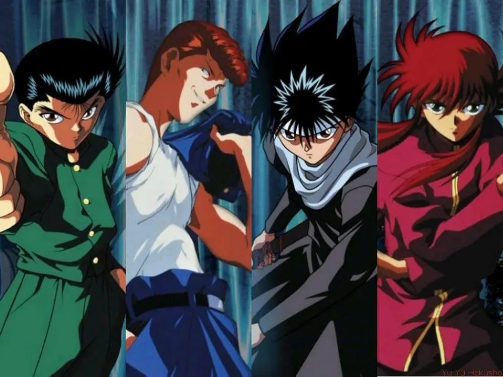 Gambar para karakter utama Yu Yu Hakusho