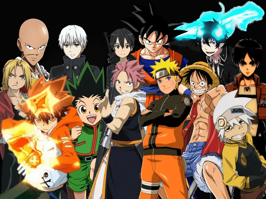 Gambar karakter anime shonen populer