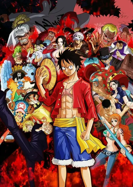 Gambar karakter-karakter penting di Arc Dressrosa One Piece