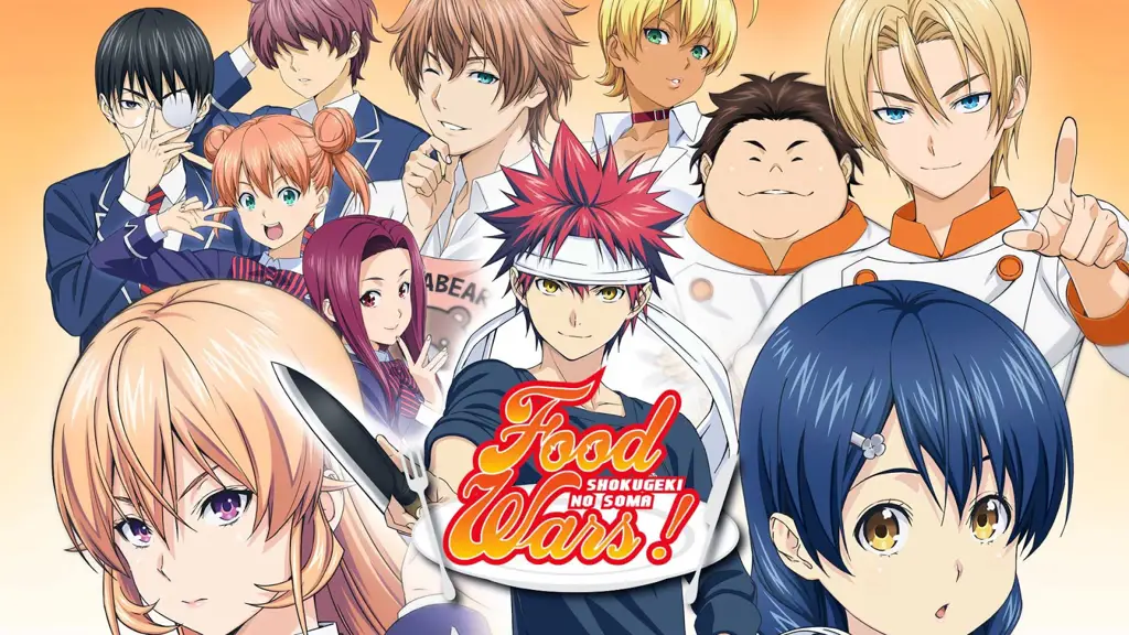 Foto para karakter utama Food Wars Season 2