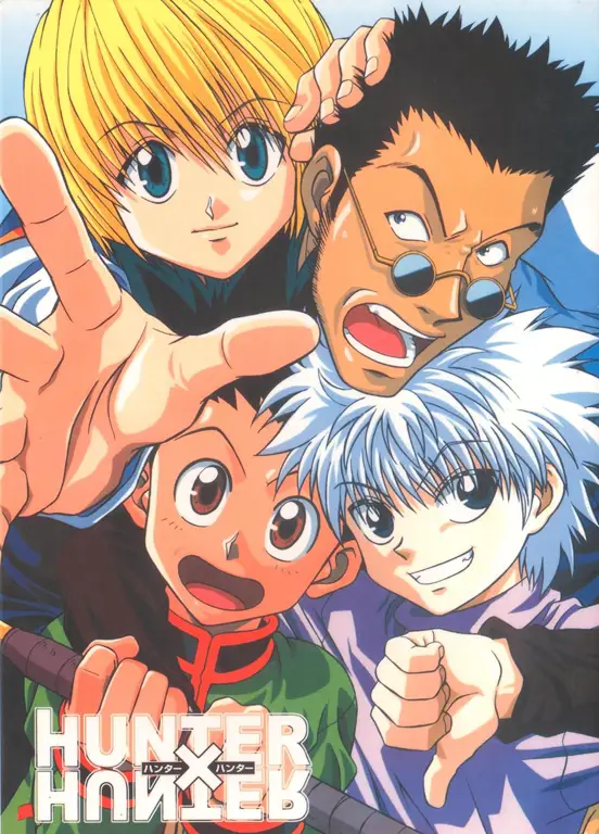 Gambar karakter-karakter utama dalam anime Hunter x Hunter