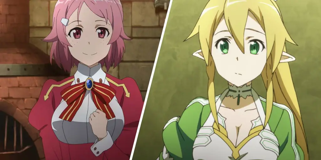 Gambar berbagai karakter penting di Sword Art Online Season 2