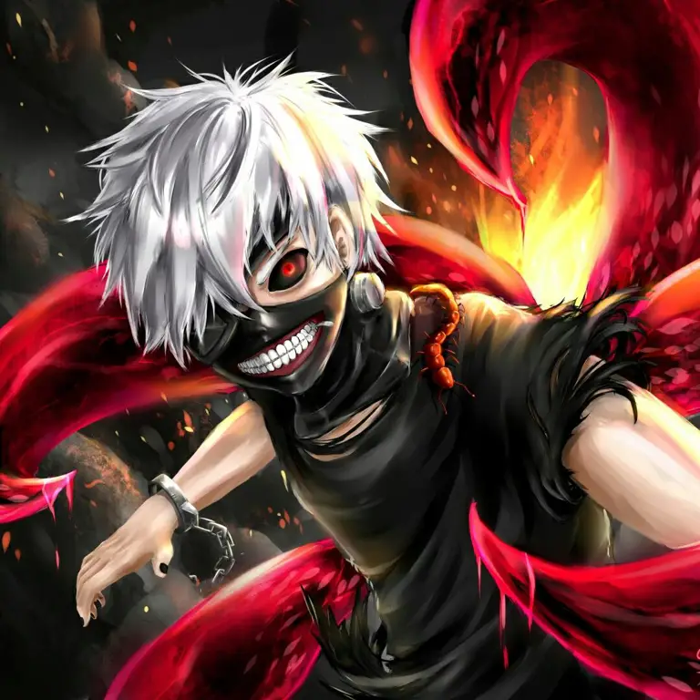 Berbagai karakter dalam anime Tokyo Ghoul