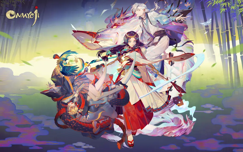 Para karakter dalam anime Onmyoji