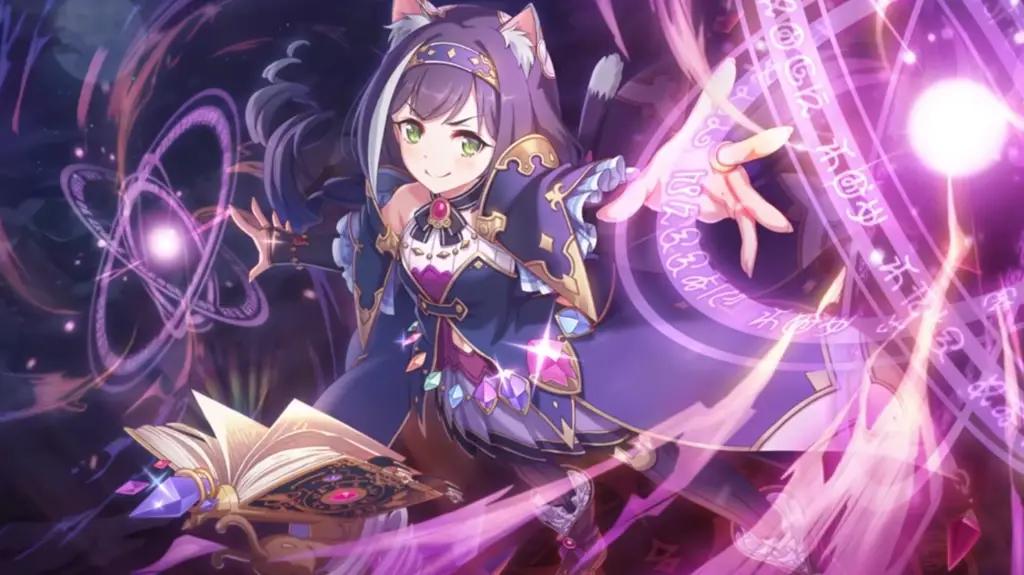 Gambar berbagai karakter di Princess Connect! Re: Dive