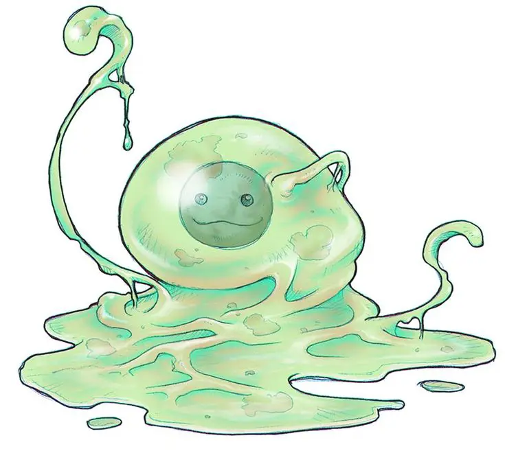 Ilustrasi karakter Slime