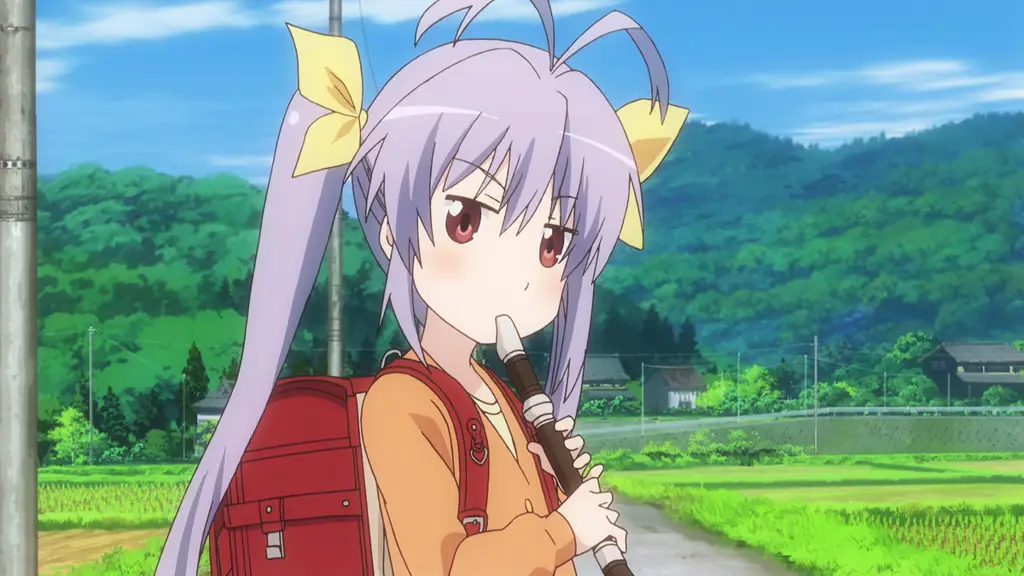 Para karakter utama dalam anime Non Non Biyori