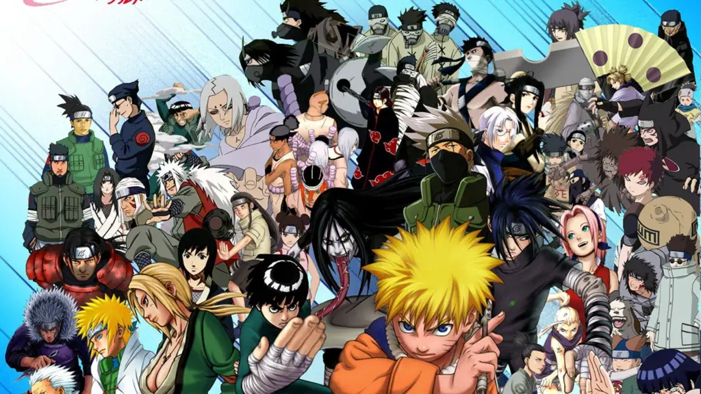 Gambar para karakter di Naruto Shippuden