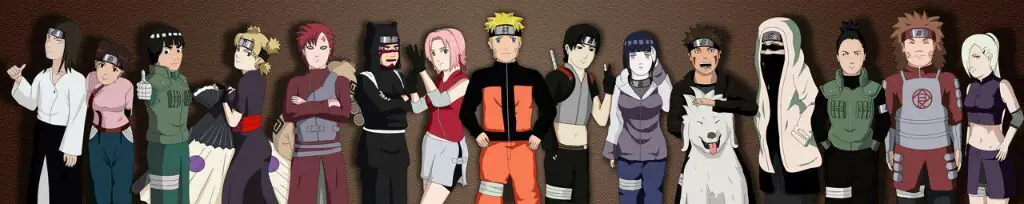 Para karakter dalam serial Naruto