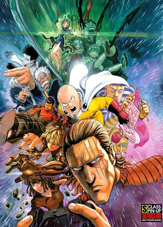 Berbagai karakter pendukung dalam One Punch Man