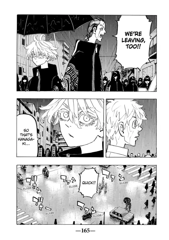 Karakter-karakter Penting dalam Chapter 214 Gambar karakter-karakter utama Tokyo Revengers di Chapter 214