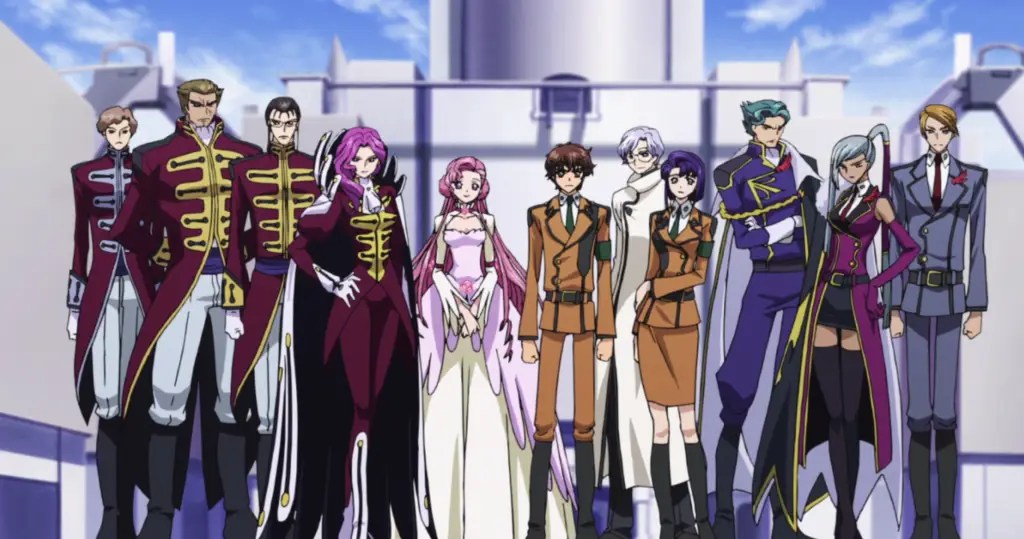 Gambar karakter utama Code Geass R2