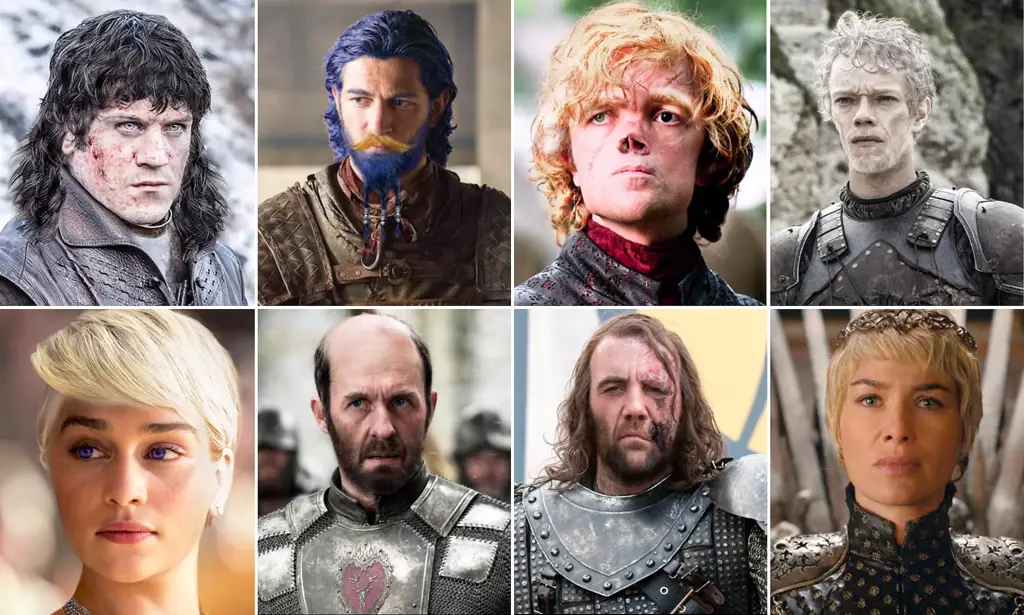 Gambar beberapa karakter utama Game of Thrones