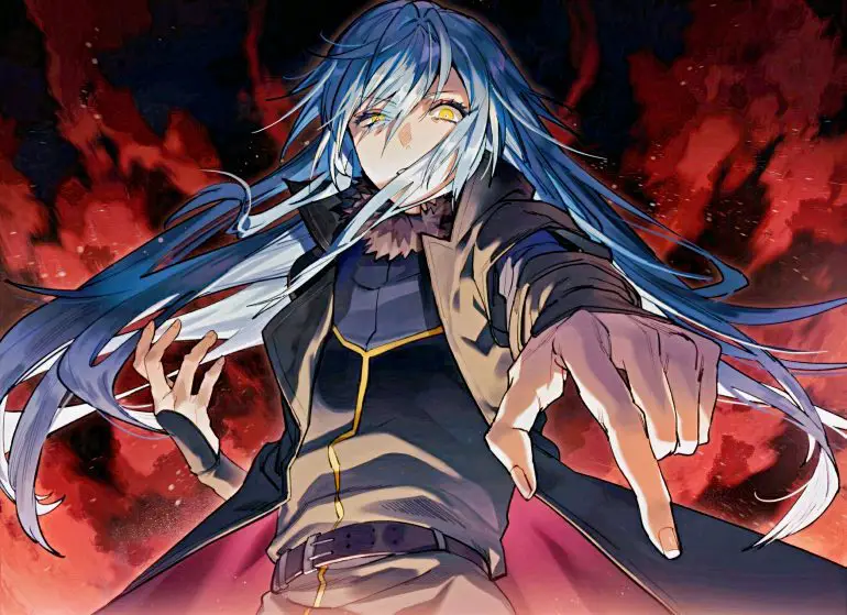 Gambar para karakter utama dalam anime Rimuru Tempest