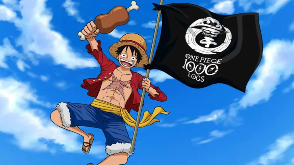 Gambar para karakter One Piece dalam Episode 1000