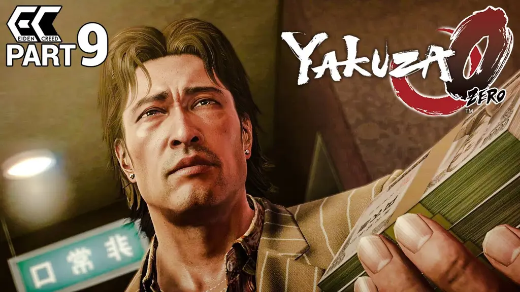 Poster karakter Yakuza 0, termasuk Tachibana Frieoda