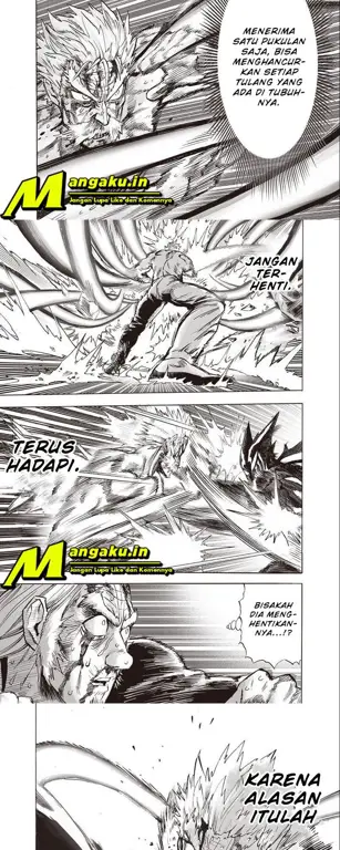 Gambar karakter One Punch-Man di chapter 203