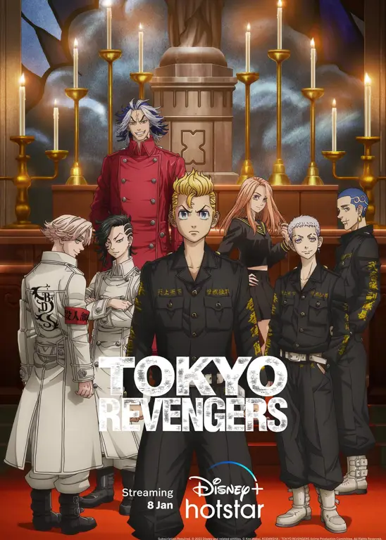 Karakter-karakter Penting Para karakter utama di Tokyo Revengers Season 3 Episode 10