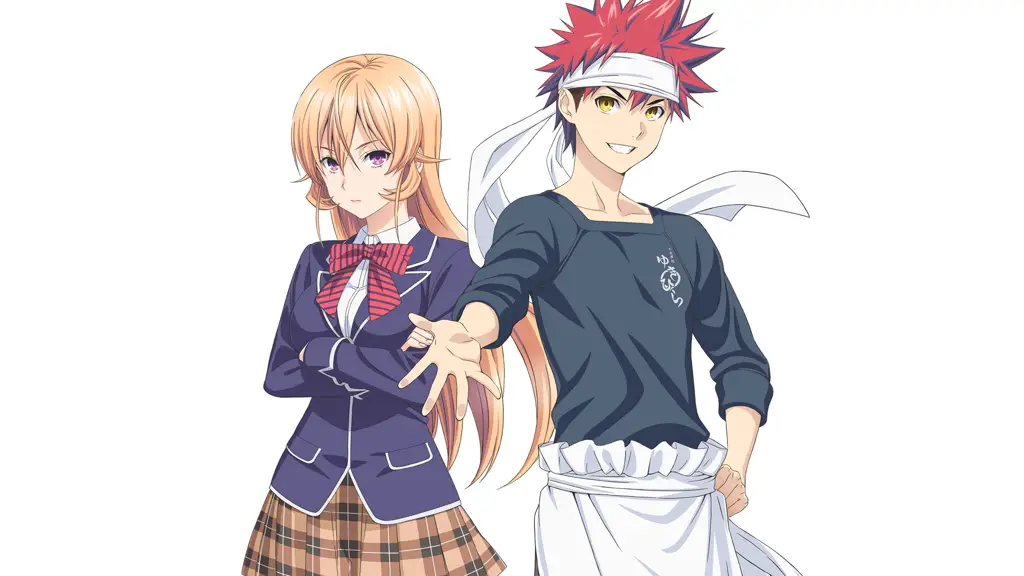 Gambar para karakter utama Shokugeki no Soma